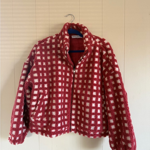 Grey Bandit IVY JACKET IN RED - Picture 2 of 4